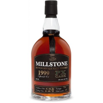 Millstone 1999 PX Cask Single Dutch Malt Whisky /UITVERKOCHT