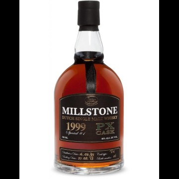 Millstone 1999 PX Cask Single Dutch Malt Whisky Zuidam Distillers /UITVERKOCHT